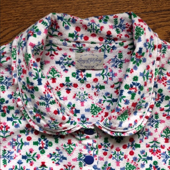 Floral Print Women's Robe - Picture 3 of 7